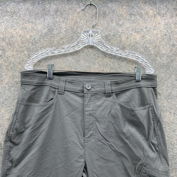 Eddie Bauer Pants Women 16 Ladies Casual Gray Outdoors Pockets Soft Golf Hiking - Picture 2 of 11